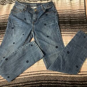 Westport Jeans | Floral embroidered
